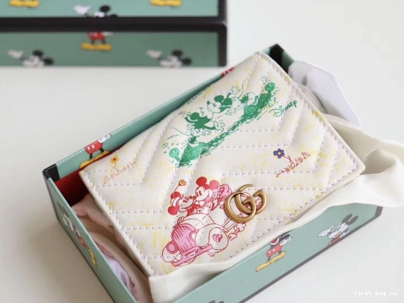 First bag ru X wallet Disney Gucci 0728